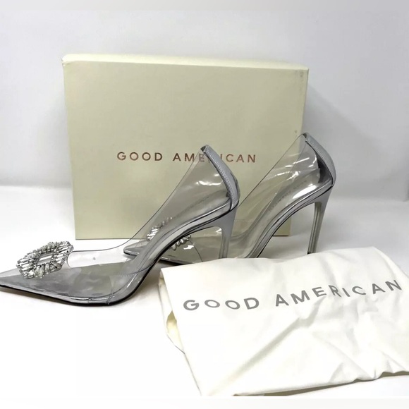 Good American Cinderella Heel, Sz Various Sizes NIB - Picture 3 of 13